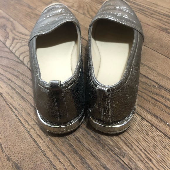 Stuart Weitzman Leather Espadrille Slip-On Sz 6.5 - Picture 2 of 4